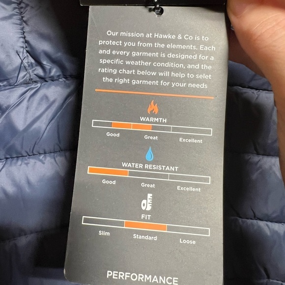 Hawke & Co. Navy Packable Down Jacket- Size XXL - Picture 7 of 11